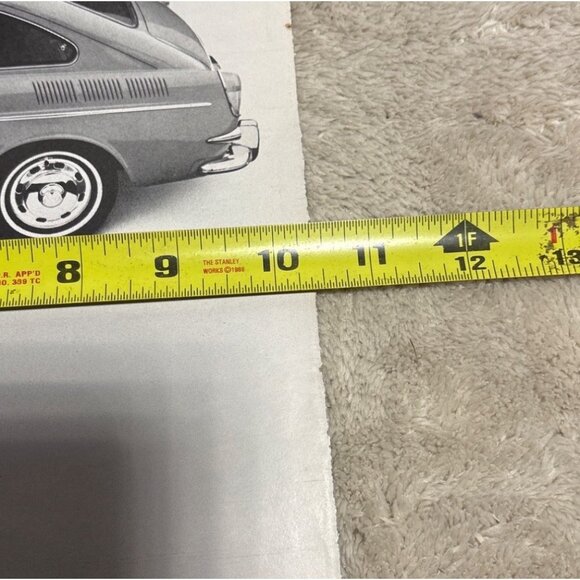 Vintage 1960s Volkswagen Fastback Sedan Print Advertisement - Picture 6 of 7